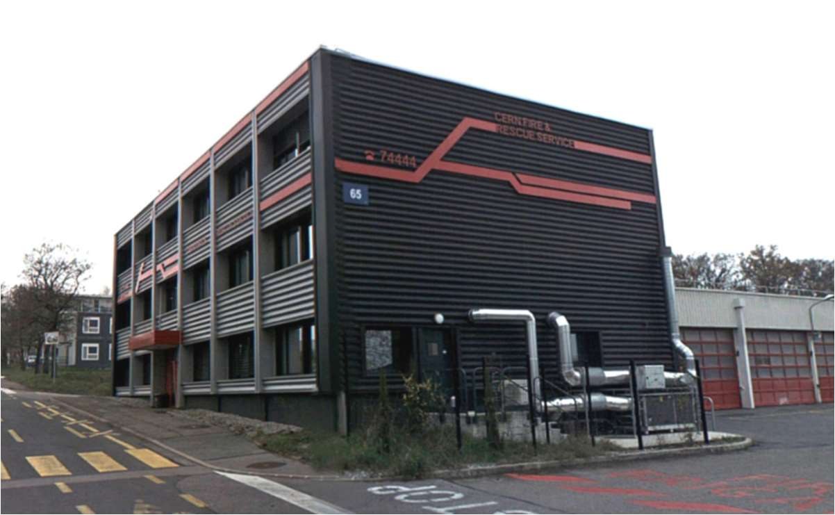 Caserne des pompiers du CERN, site de Meyrin, après rénovation